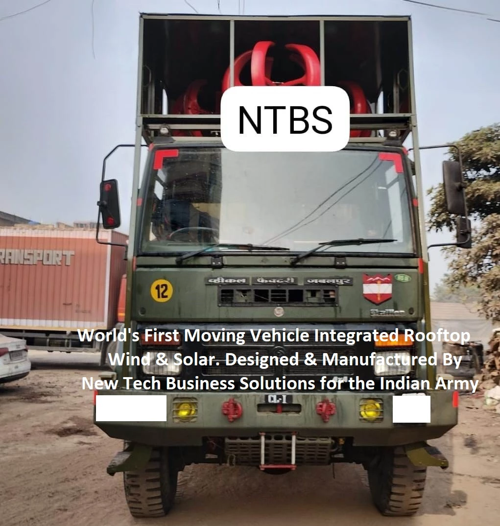 Vehicle mounted wind turbine